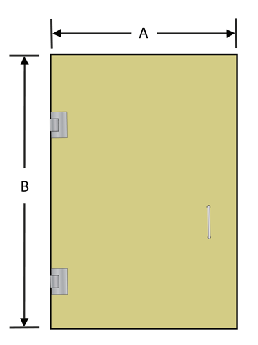 single frameless shower door