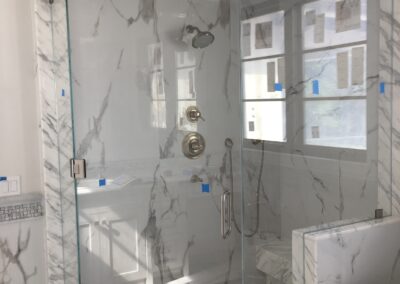 Frameless Shower Enclosure Example with window